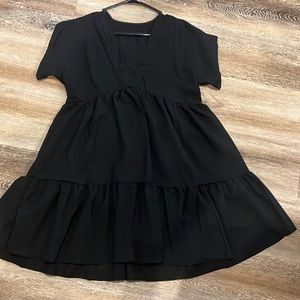 Black sun dress